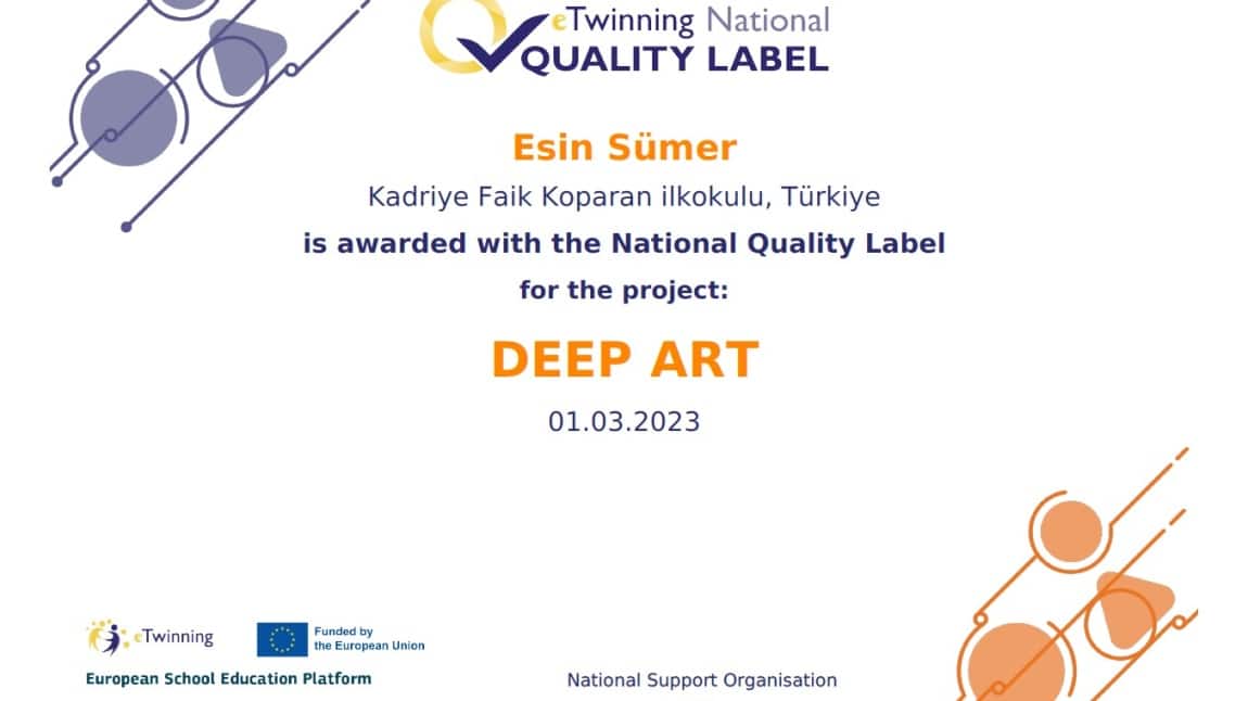 eTwinning: Ulusal Kalite Etiketi 